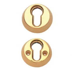 ERA Euro Escutcheon (Pair) Brass 50mm