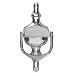 Fab & Fix Classic Door Knocker Polished Chrome 76 x 162mm