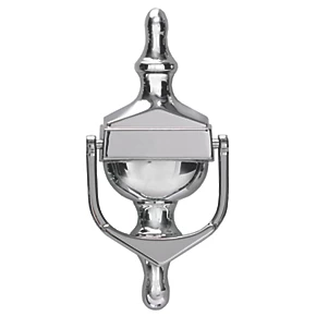 Fab & Fix Classic Door Knocker Polished Chrome 76 x 162mm