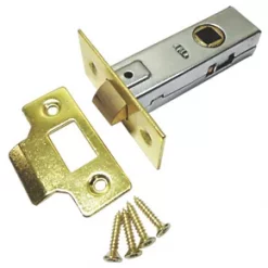 Electro Brass Tubular Latch 67mm Case - 45mm Backset