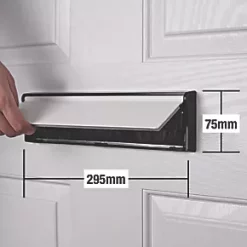 Stormguard Sleeved Letter Box White 295 x 75mm