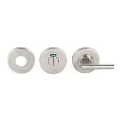 Eurospec Lever WC Thumbturn Set Satin Stainless Steel 52mm