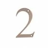 Fab & Fix Door Numeral 2 Gold 80mm