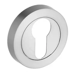 Smith & Locke Euro Escutcheon (Single) Satin Chrome 50mm