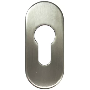 Fab & Fix Euro Escutcheon (Single) Stainless Steel 50 x 33mm