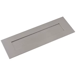 Eclipse External Letter Plate Satin Stainless Steel 330 x 110mm