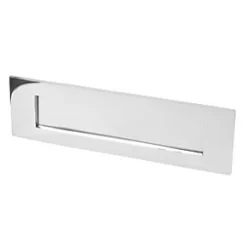 Victorian Letter Plate Polished Chrome 250 x 75mm