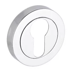 Smith & Locke Euro Escutcheon (Single) Polished Chrome 50mm