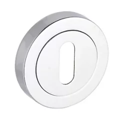 Smith & Locke Standard Escutcheon (Single) Polished Chrome 50mm