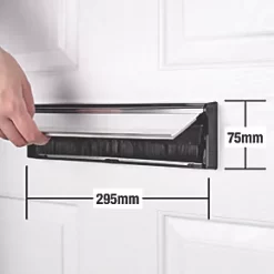 Stormguard Sleeved Letter Box Silver 295 x 75mm