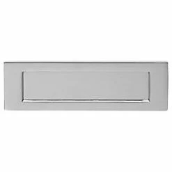 Carlisle Brass Victorian Letter Plate Polished Chrome 278 x 96mm