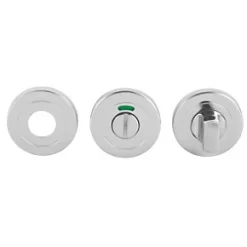 Eurospec Standard WC Thumbturn Set Polished Stainless Steel 52mm
