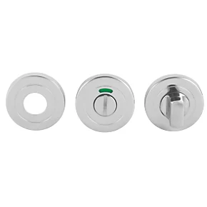 Eurospec Standard WC Thumbturn Set Polished Stainless Steel 52mm