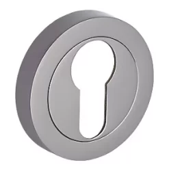 Smith & Locke Euro Escutcheon (Single) Black Nickel 50mm
