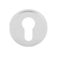 Eurospec Euro Escutcheon (Pair) Polished Stainless Steel 54mm