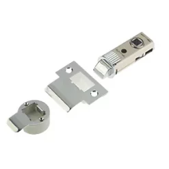 Union Chrome-Plated Tubular Mortice Latch 60mm Case - 44mm Backset