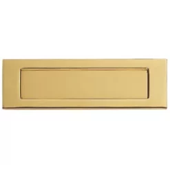 Carlisle Brass Victorian Letter Plate Polished Brass 278 x 96mm