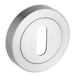 Smith & Locke Standard Escutcheon (Single) Satin Chrome 50mm