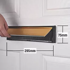 Stormguard Sleeved Letter Box Gold 295 x 75mm