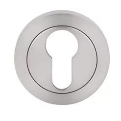 Serozzetta Euro Escutcheon (Single) Satin Stainless Steel 52mm