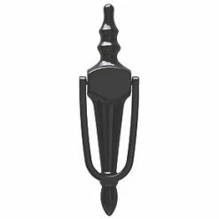 Fab & Fix Classic Slim Door Knocker Black 55 x 200mm