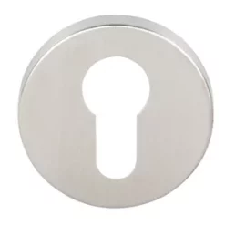 Eurospec Euro Escutcheon (Pair) Satin Stainless Steel 54mm