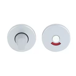 Smith & Locke Standard WC Thumbturn Set Satin Aluminium 53mm