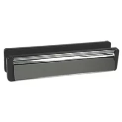Fab & Fix Nu Mail Edge 68 Letter Plate 40-80 Hardex Chrome 310 x 68mm