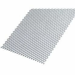 Rothley Perforated Mesh Protective Door Plate Steel 250 x 500mm