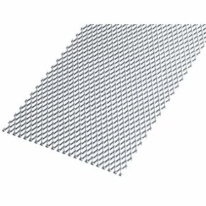 Rothley Perforated Mesh Protective Door Plate Steel 250 x 500mm