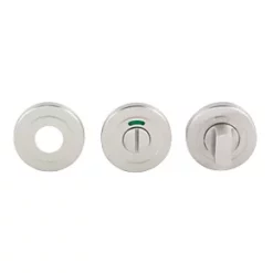 Eurospec Standard WC Thumbturn Set Satin Stainless Steel 52mm