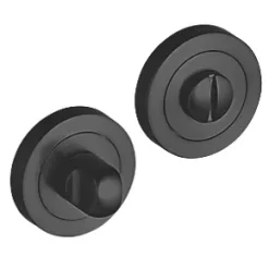 Smith & Locke Standard Thumbturn Set Matt Black 50mm