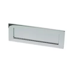 Victorian Letter Plate Polished Chrome 306 x 97mm