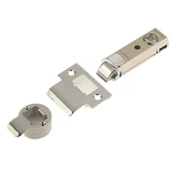 Union Chrome-Plated Tubular Mortice Latch 73mm Case - 57mm Backset