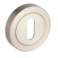 Smith & Locke Standard Escutcheon (Single) Brushed Nickel 50mm